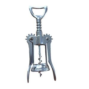 Vintage Italian Wine Bottle Opener Winged Corkscrew Made In Italy